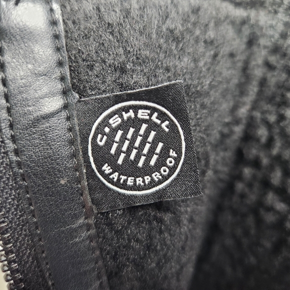 Clarks Unstructured Womens UN ELDA HI Black Suede Waterproof Long Boots Size 6.5 - Picture 5 of 10